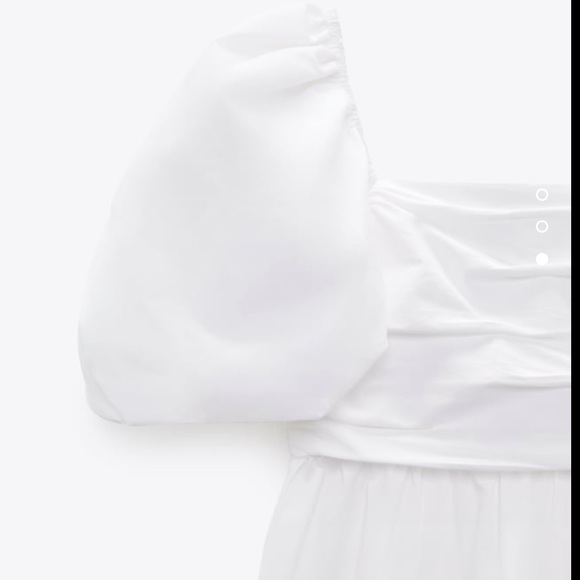 Zara draped poplin dress 🔥 - Picture 4 of 7